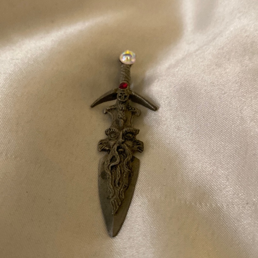 Vintage Gallo dagger pendant